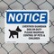 Signmission Livestock Guardian Dog On Duty OSHA Notice Sign, Plastic, 10in W x 7in L, 2PK OS-2PACK-NS-P-710-L-14022 - alternate 7